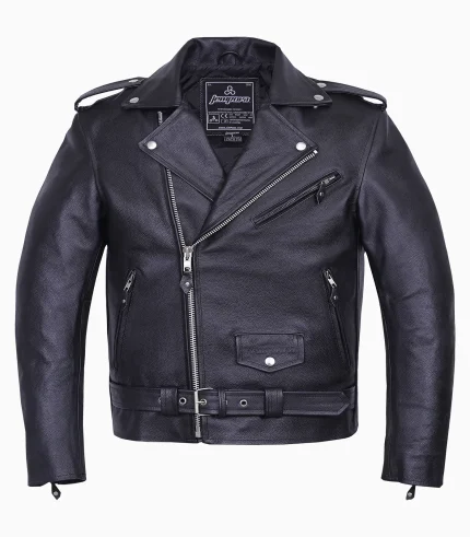 Mens Motorcycle Brando Leather Jacket