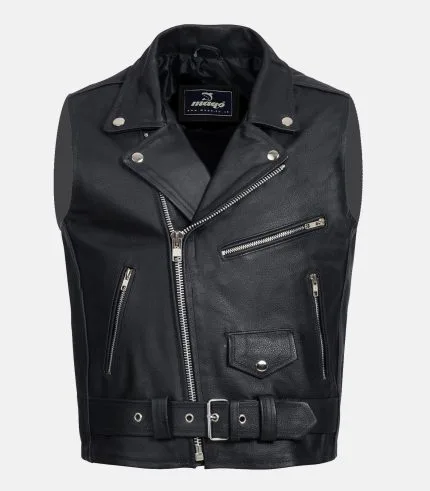 Mens-Motorcycle-Classic-Leather-Brando-Vest