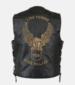 Mens Buff Off Live To Ride Motorcycle Vest